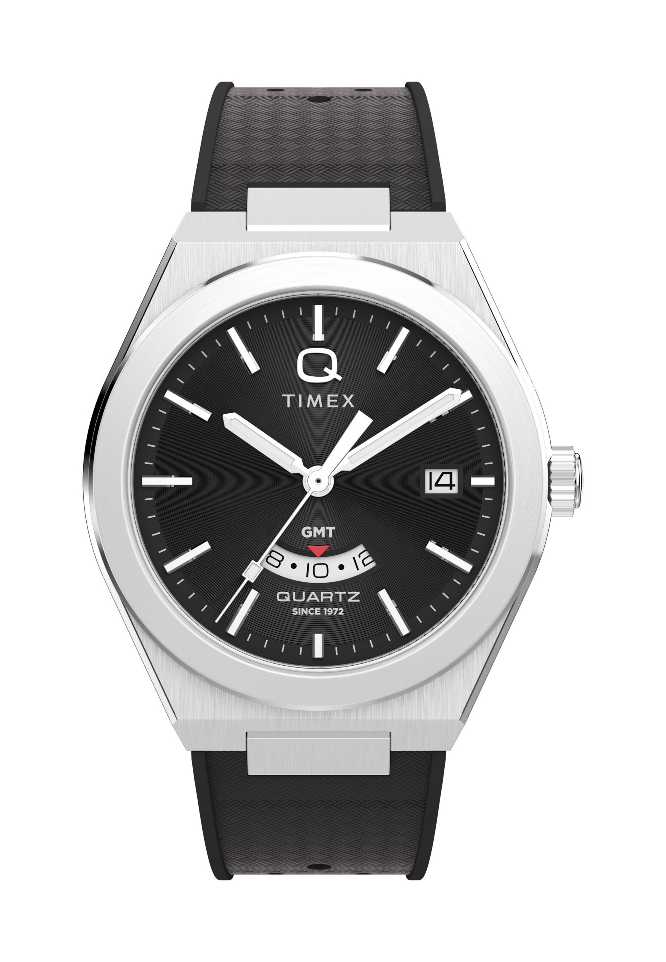 Montre à affichage analogique TIMEX en noir : devant