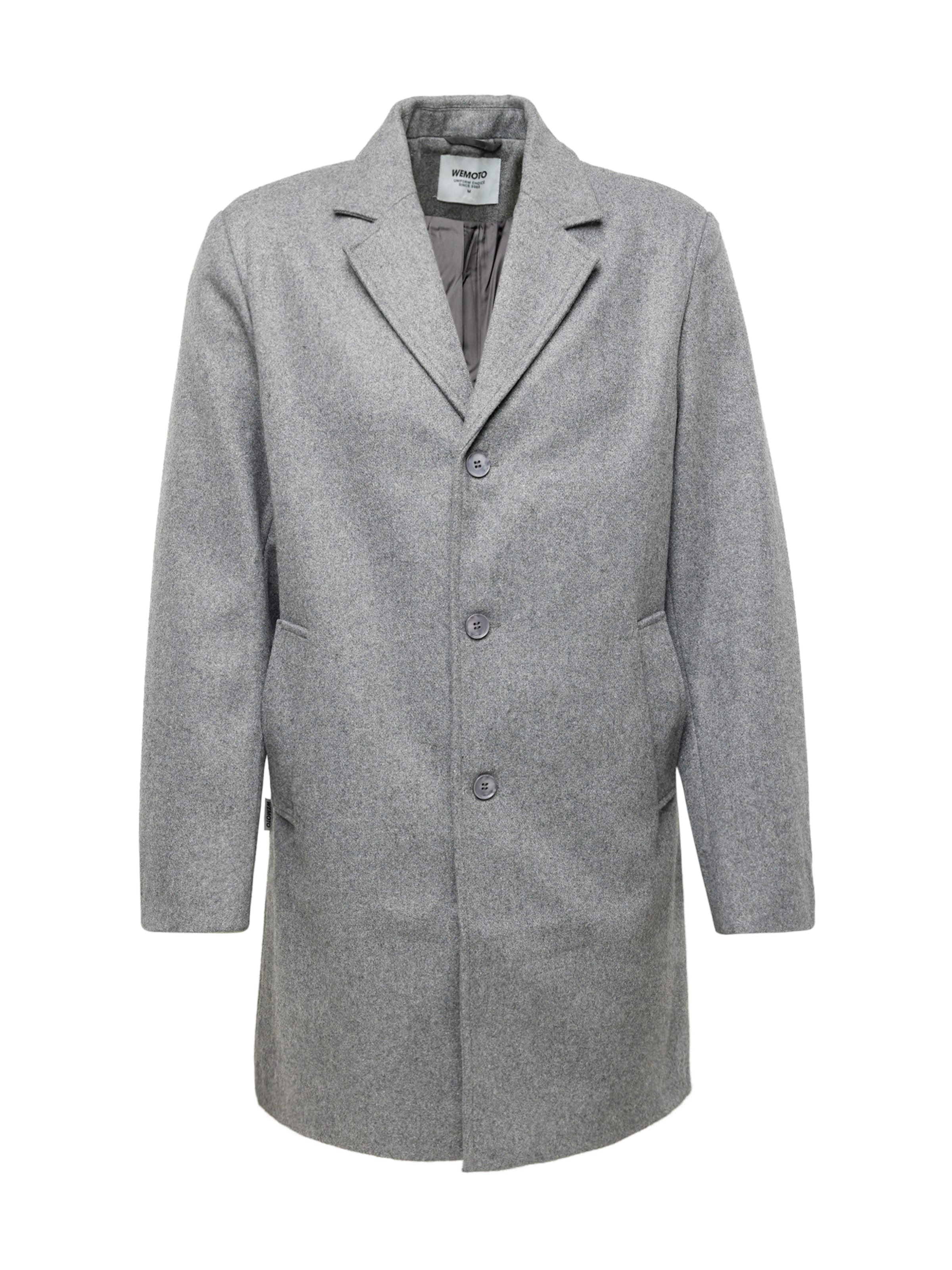 Wemoto Between-seasons coat in Grey: front