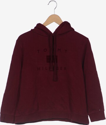 TOMMY HILFIGER Sweatshirt & Zip-Up Hoodie in XL in Red: front