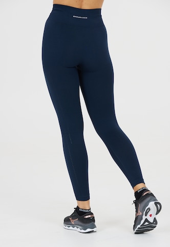 ENDURANCE Skinny Workout Pants 'Flane' in Blue