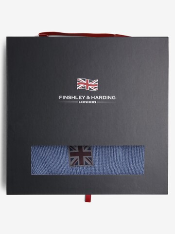 Finshley & Harding London Schal und Mütze ' ' in Blau