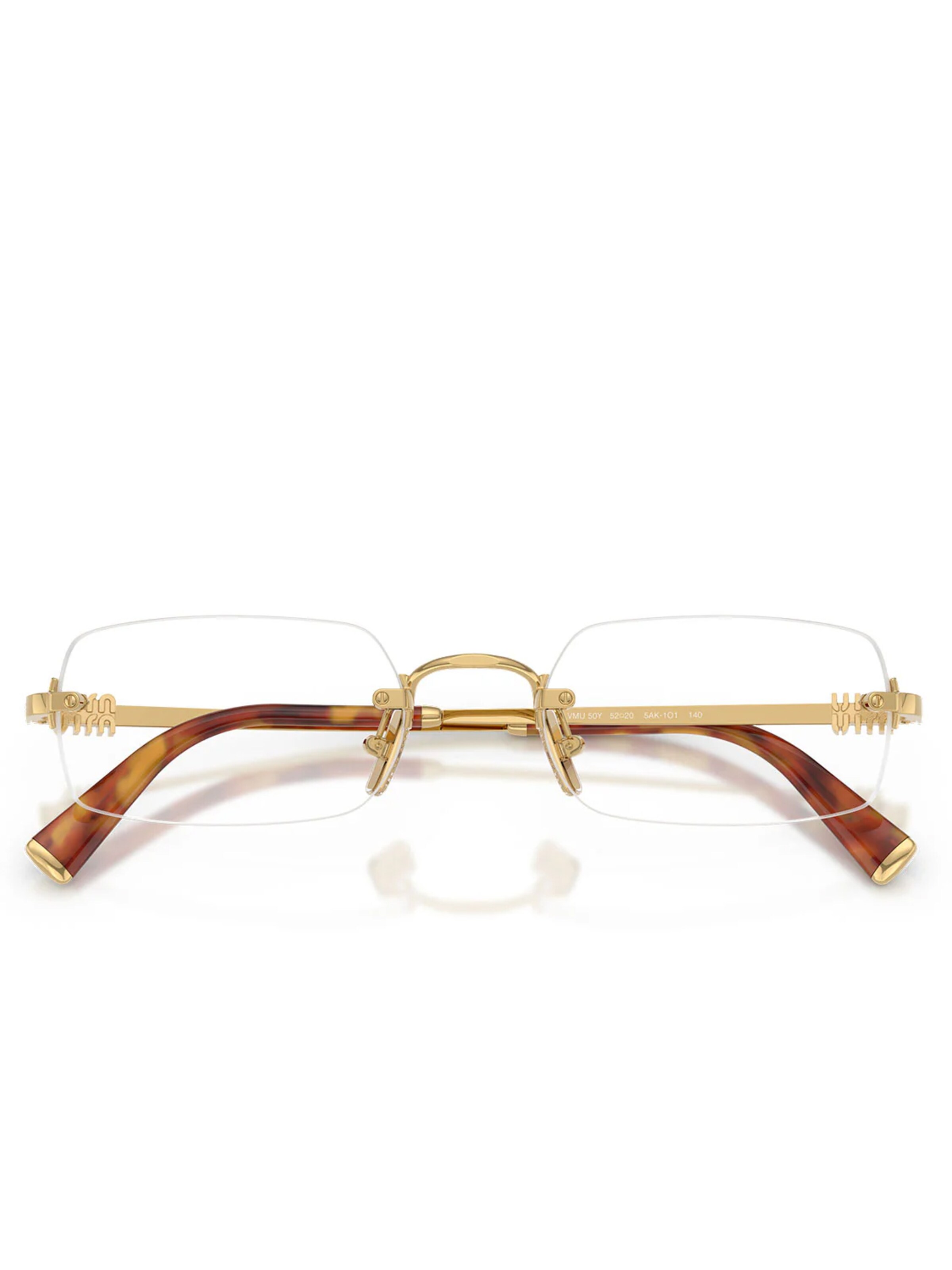 Miu Miu Brillen 'MU50YV 5AK1O1' in Geel