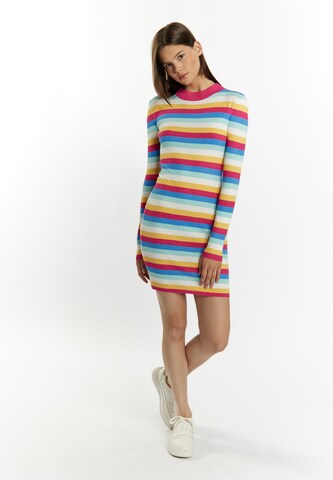 MYMO - Vestido de malha 'Biany' em mistura de cores