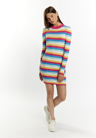 MYMO Knitted dress 'Biany' in Mixed colors