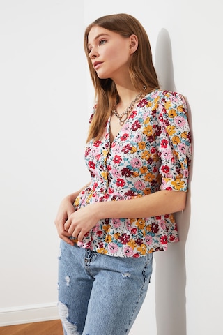 Trendyol Bluza | bela barva