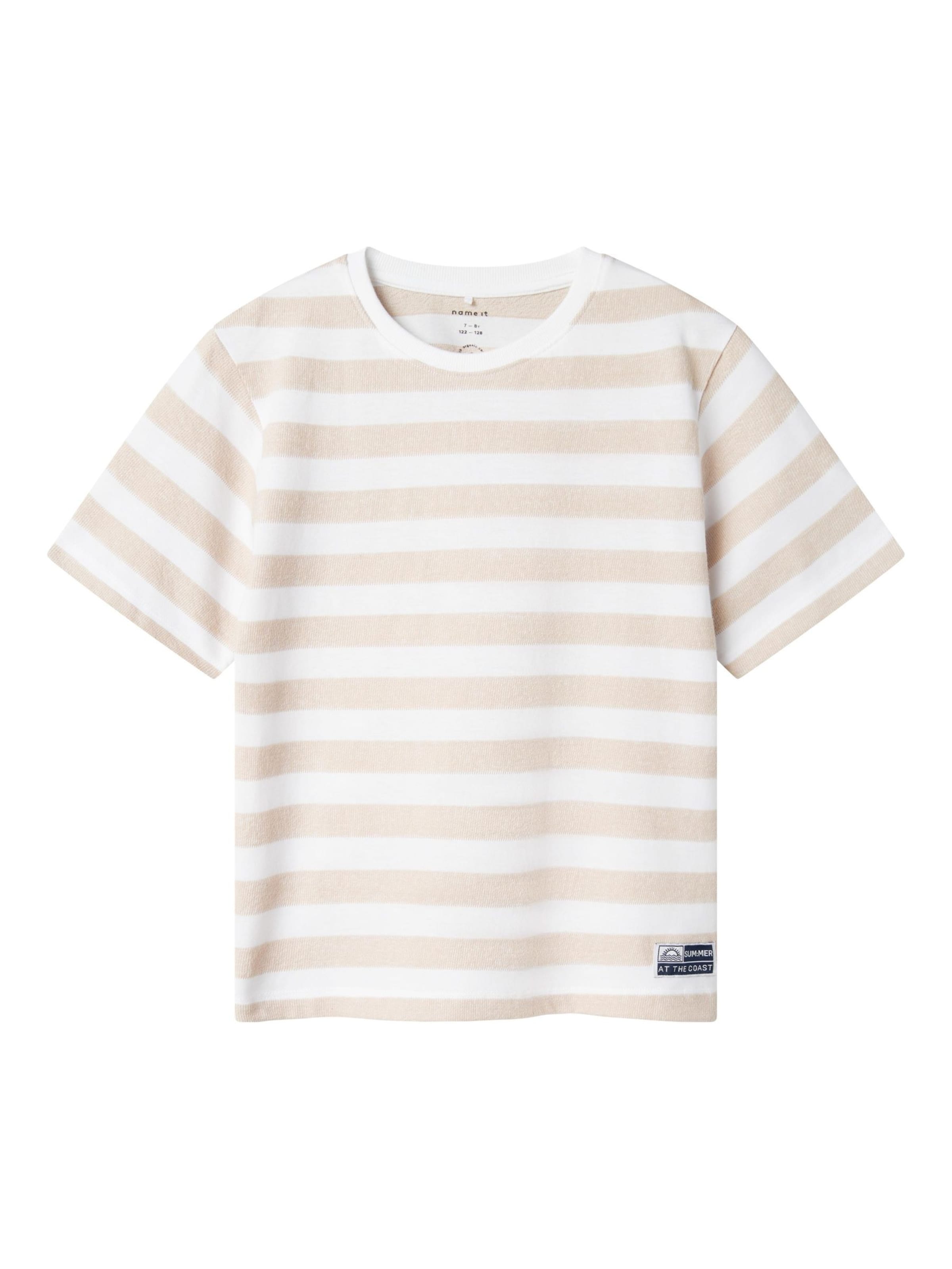 T-Shirt NAME IT en beige : devant