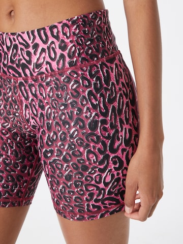 Skinny Pantalon de sport Reebok en rose