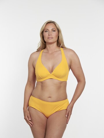 Bustino Top per bikini di VIVID in giallo: frontale