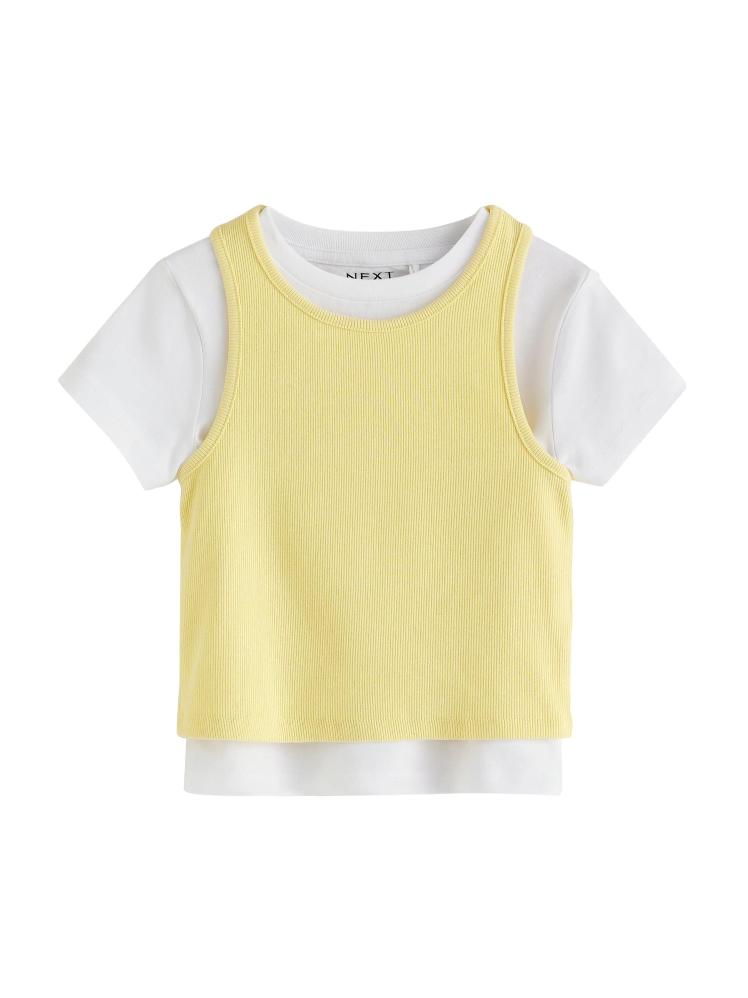 Next - Camiseta en amarillo: frente