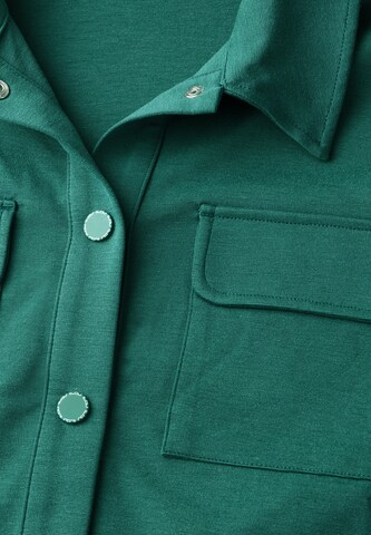 CECIL Zip-Up Hoodie in Green