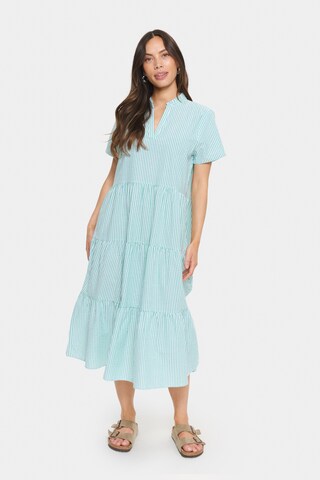 SAINT TROPEZ Kleid 'Elmiko' in Grün: Vorderseite