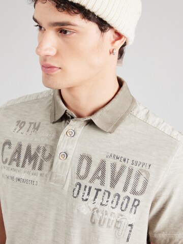 CAMP DAVID Poloshirt in Beige