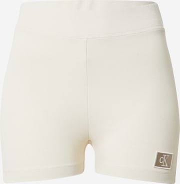 Calvin Klein Jeans Skinny Trousers 'MILANO' in Beige: front