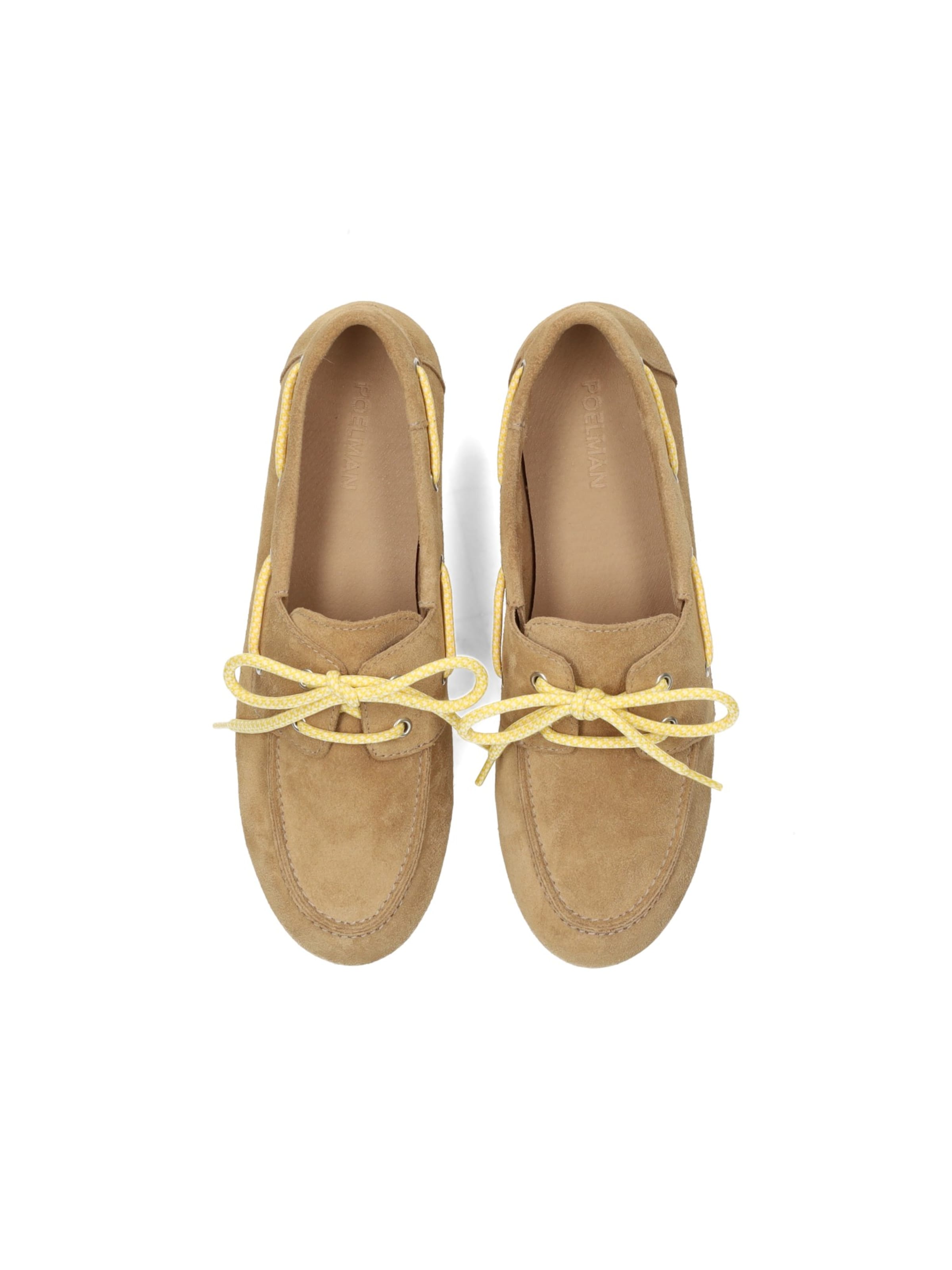 PS Poelman Mocassins 'Callie' in Bruin