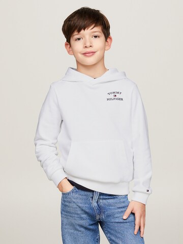 Sweat TOMMY HILFIGER en blanc : devant