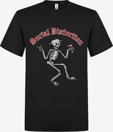 T-Shirt 'Vintage Kelly' SOCIAL DISTORTION en noir : devant