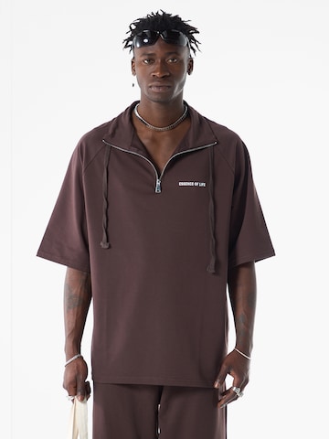 VAMOS CLO Shirt in Brown: front