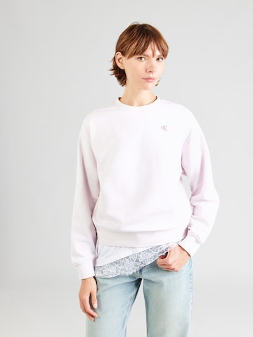 Felpa di Calvin Klein Jeans in rosa: frontale