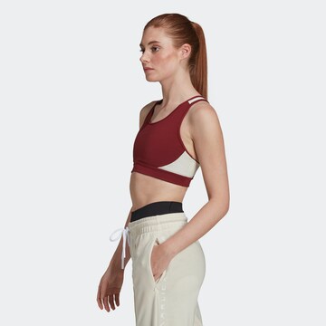 ADIDAS PERFORMANCE Bustier Sports-BH i rød