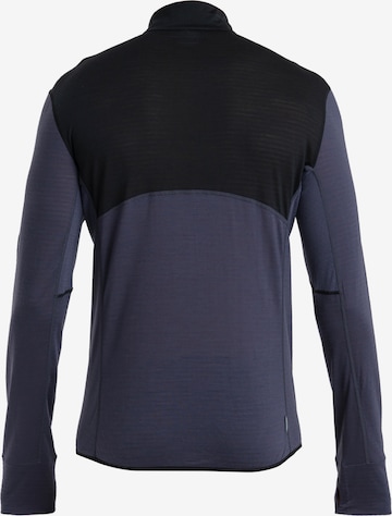 ICEBREAKER Performance Shirt 'Realfleece Descender' in Black