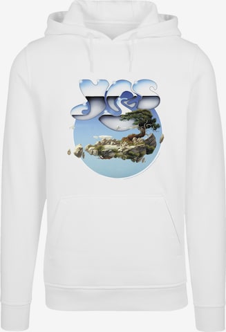 Sweat-shirt 'YES Chrome Island' F4NT4STIC en blanc : devant