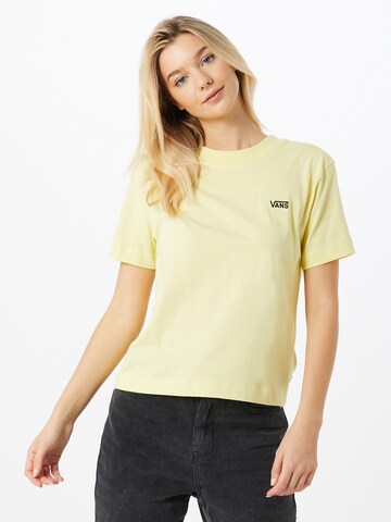 VANS - Camiseta en amarillo: frente