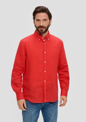 Coupe regular Chemise s.Oliver en rouge : devant