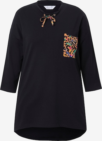 MIAMODA Sweatshirt in Schwarz: Vorderseite