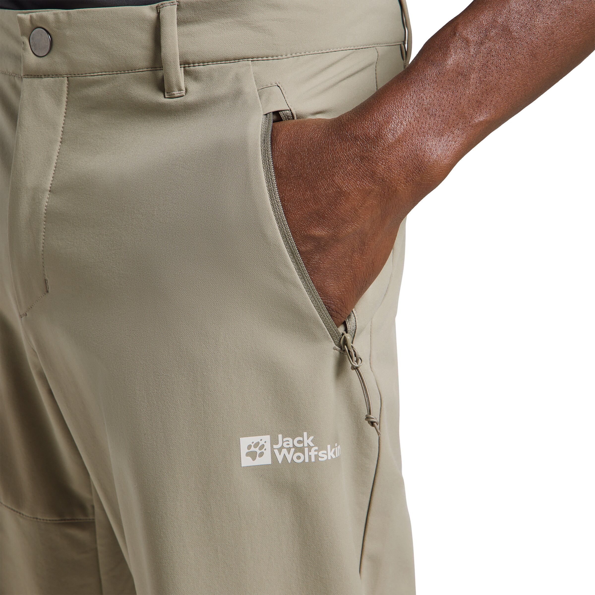 JACK WOLFSKIN Regular Outdoor Pants in Grey