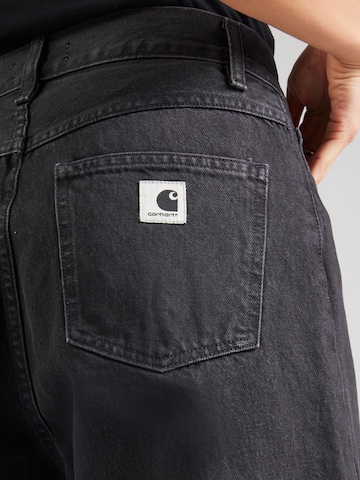 Carhartt WIP Loosefit Jeans 'Brandon' in Zwart