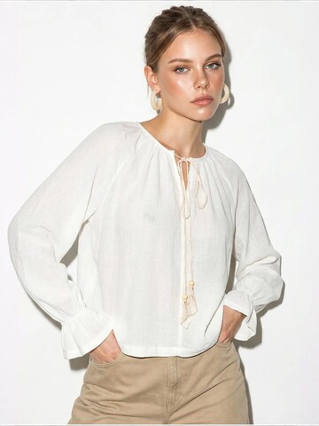 Bianco Lucci Bluse 'Blusen'‌‌‌‌‌‌‌ in Braun: Vorderseite