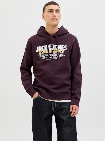 JACK & JONES Sweatshirt in Lila: voorkant