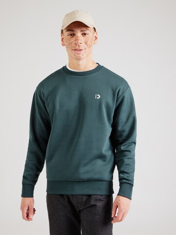 Sweat-shirt TOM TAILOR DENIM en vert : devant