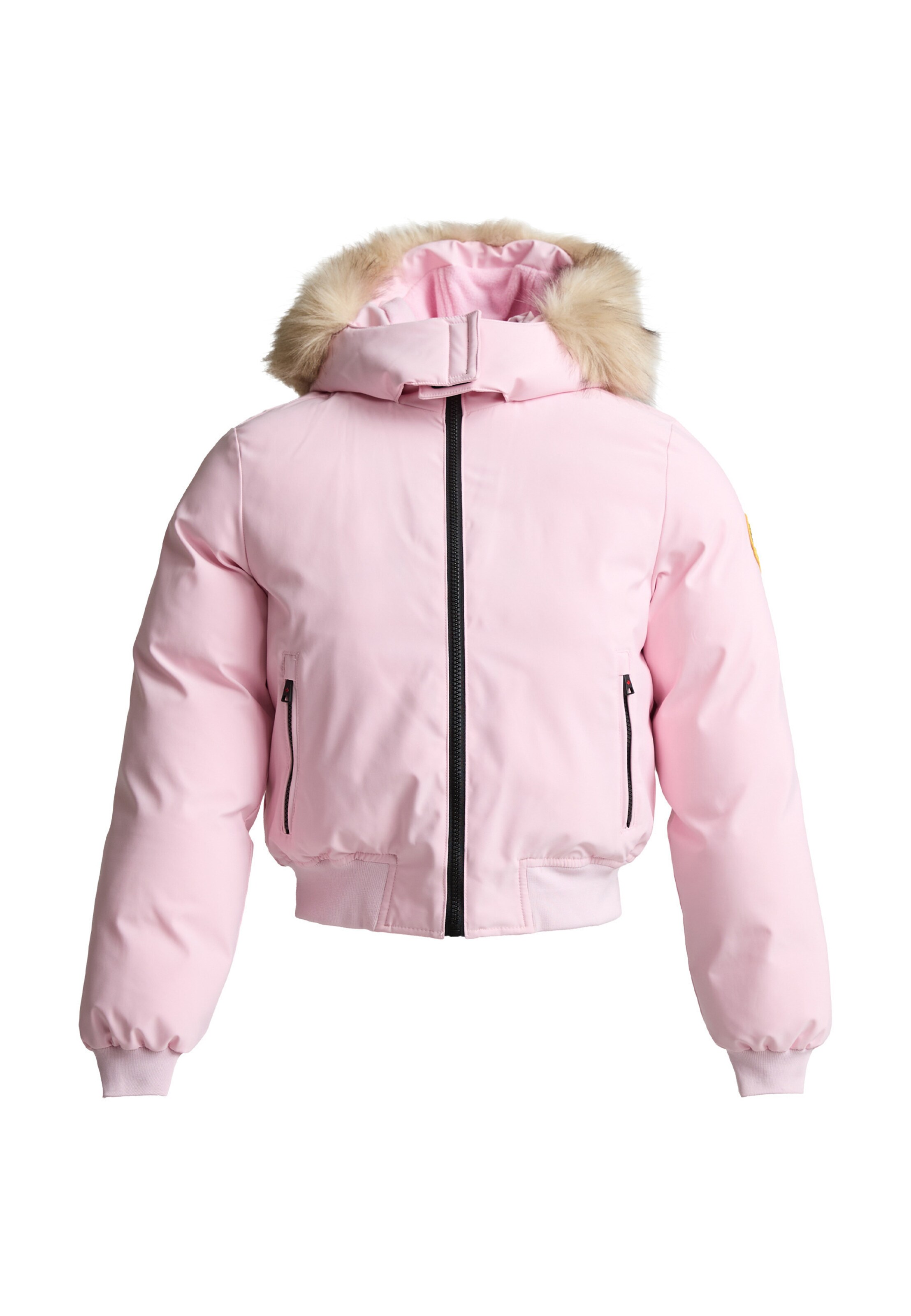 Zavetti Canada Between-Season Jacket 'Arabella' in Pink: front