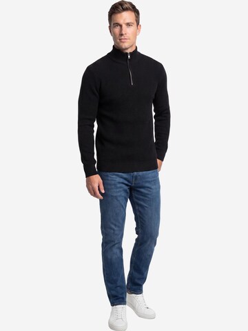 s.Oliver Pullover 'Basic' in Schwarz