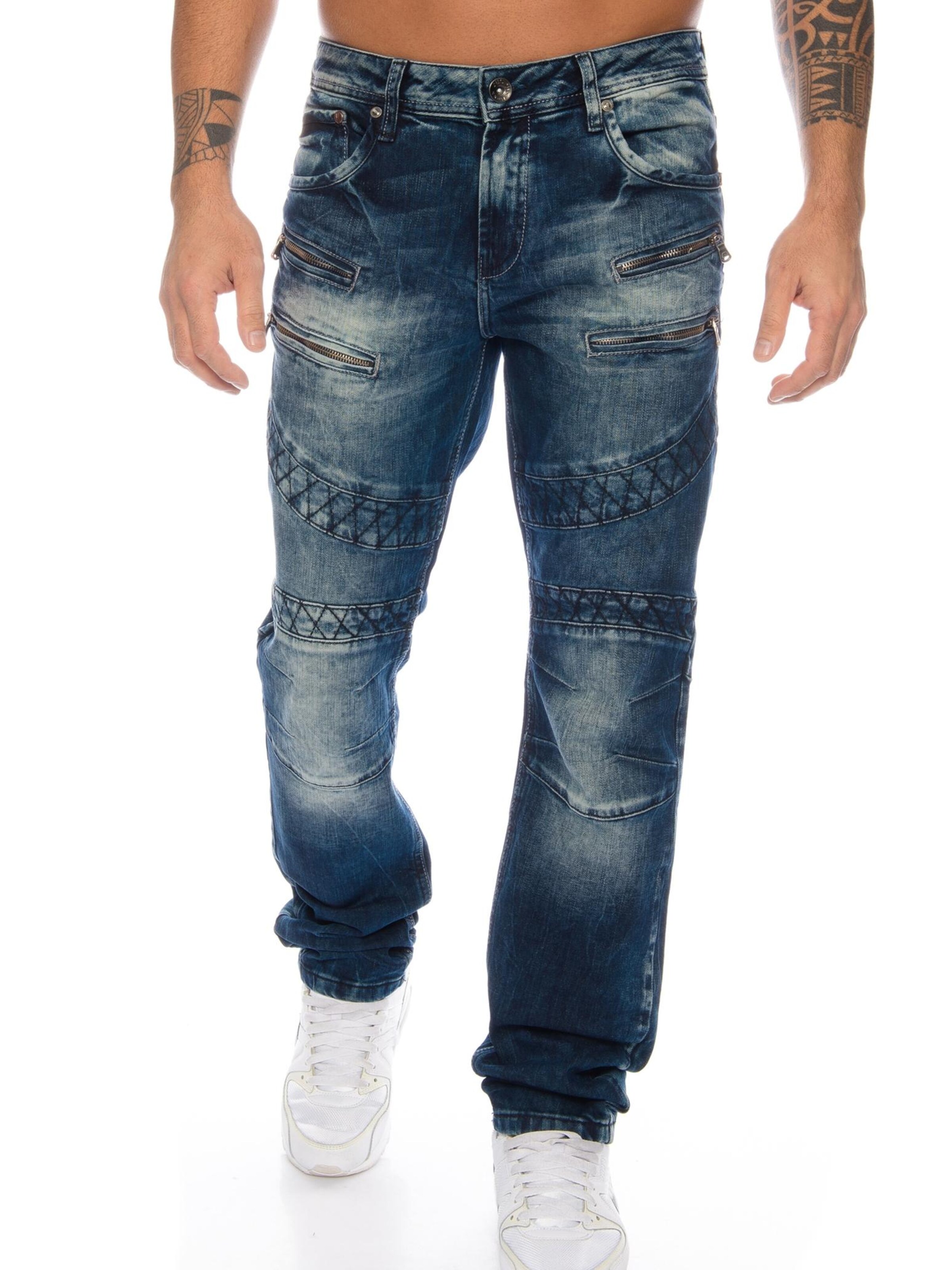 CIPO & BAXX Regular Jeans 'BJ382' in Blue: front