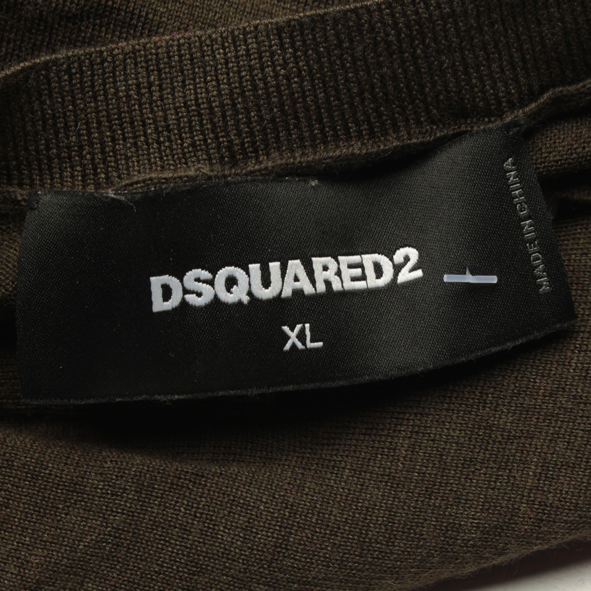 DSQUARED2 Pullover / Strickjacke XL in Grün