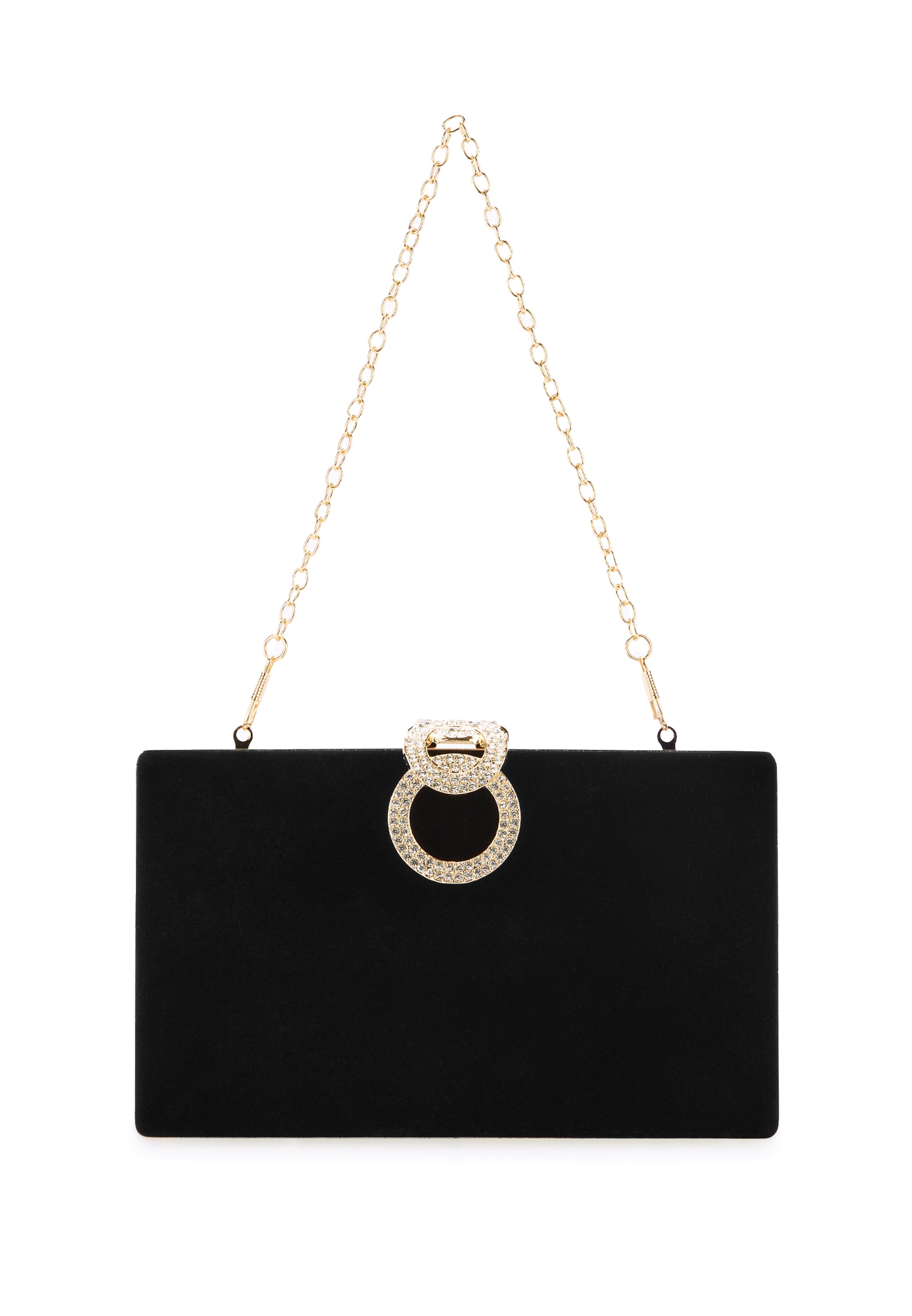 faina - Clutches em preto: frente