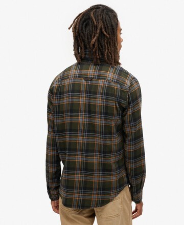 Superdry Comfort fit Overhemd in Groen