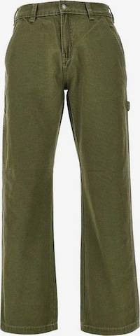 DICKIES Broek 'CARPENTER' in Groen: voorkant