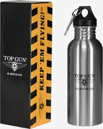 TOP GUN Drinking Bottle in Silver