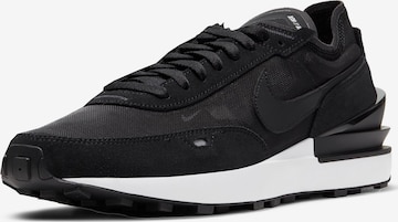 Nike Sportswear Låg sneaker 'Waffle One' i svart: framsida
