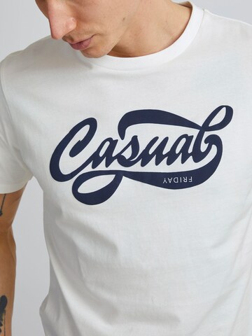 T-Shirt ' Thor ' Casual Friday en blanc