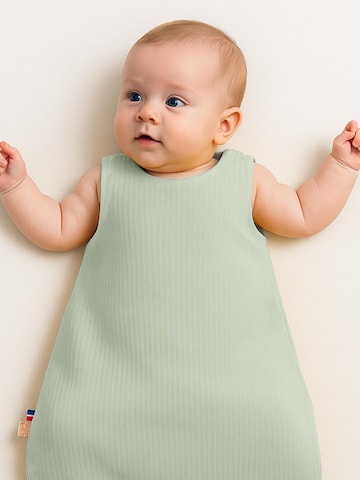 PAPATE - Saco de dormir 'Organic Cotton Summer Sleeping Bag' en verde