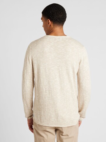 JACK & JONES Trui 'Elinen' in Beige