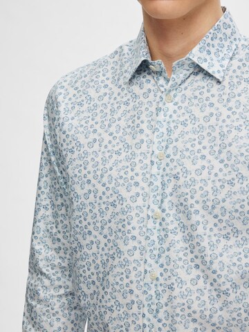 SELECTED HOMME Regular fit Button Up Shirt 'ETHAN' in Blue