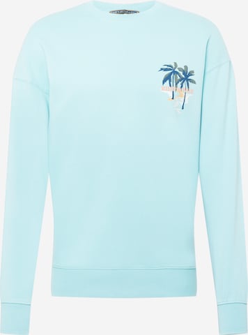 JACK & JONES Sweatshirt 'TROPICANA' in Blue: front