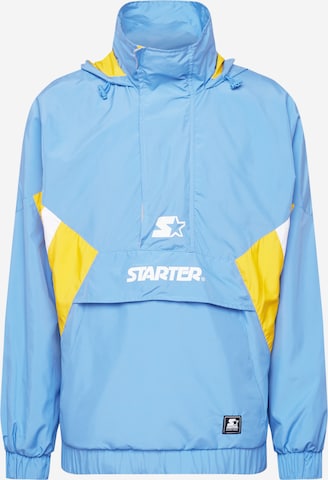 Starter Black Label Between-Season Jacket in Blue: front