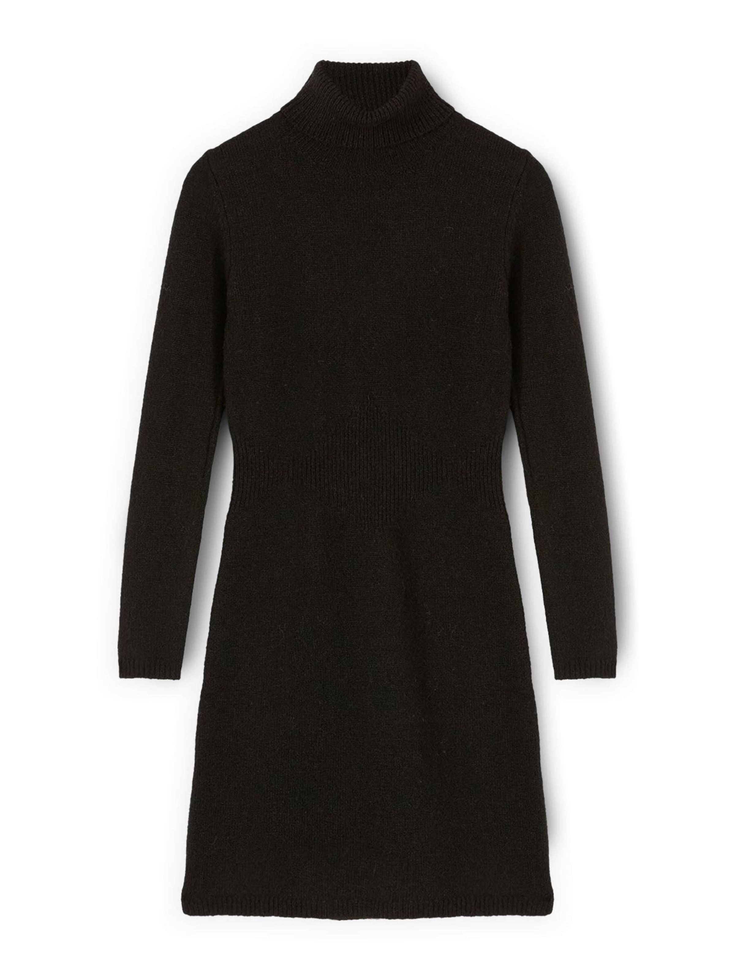 MOTIVI Jurk in Zwart: voorkant