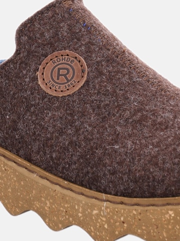 ROHDE Clogs 'Foggia-D' in Brown